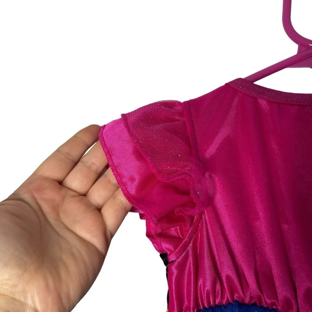 Disney Frozen ll Anna Pink Costume Fancy Nightgown Gown Size 2T Toddler Girl - Picture 9 of 10